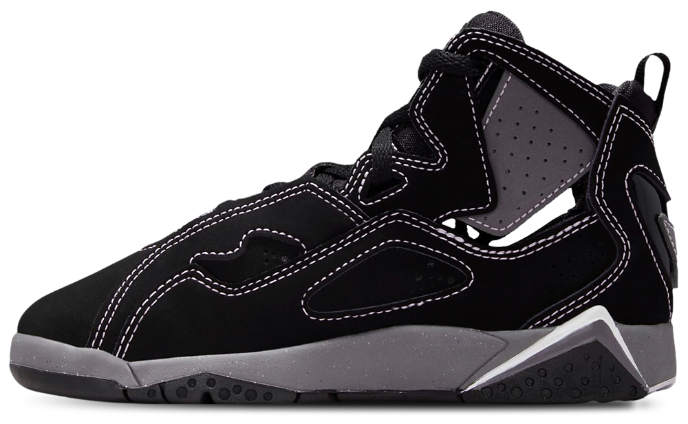 Jordan True Flight - Boys' Preschool — Silver/Black — view 2