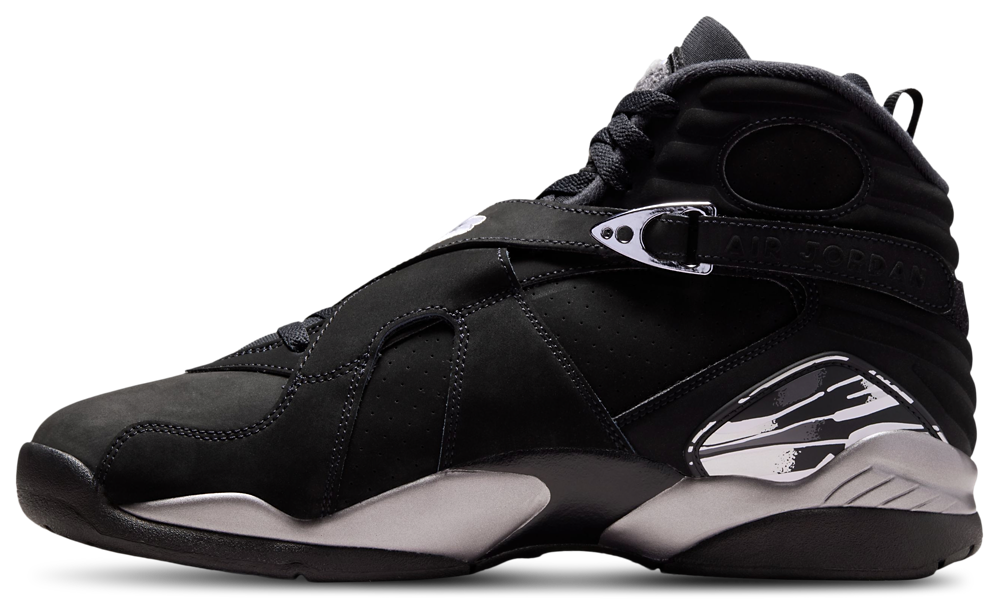 Jordan Retro 8 - Men's — Chrome/Black — view 2