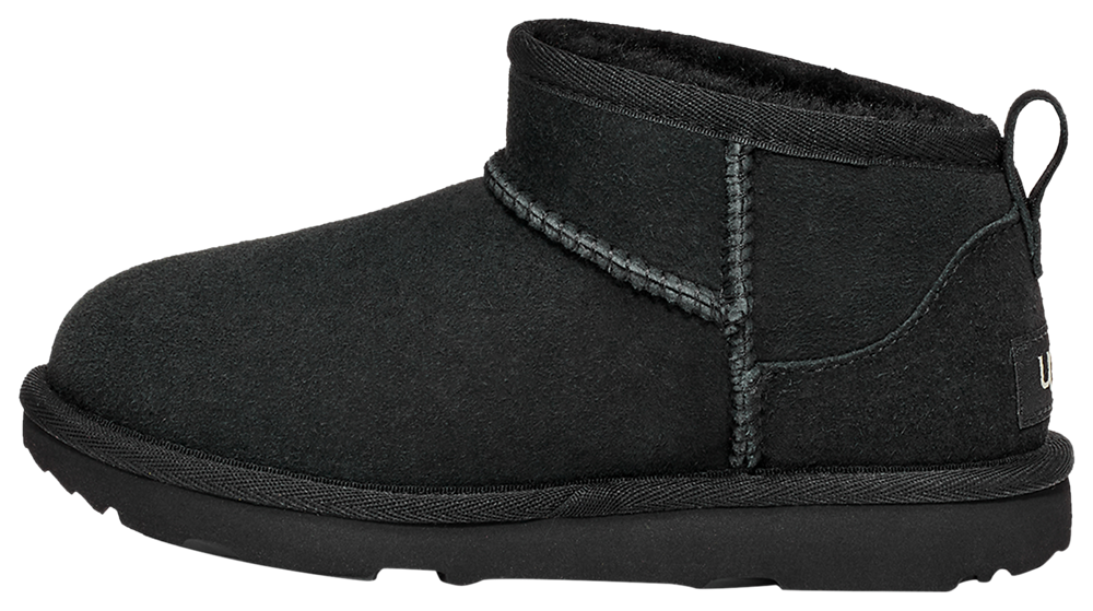 UGG Classic Ultra Mini - Girls' Grade School — Black — view 3