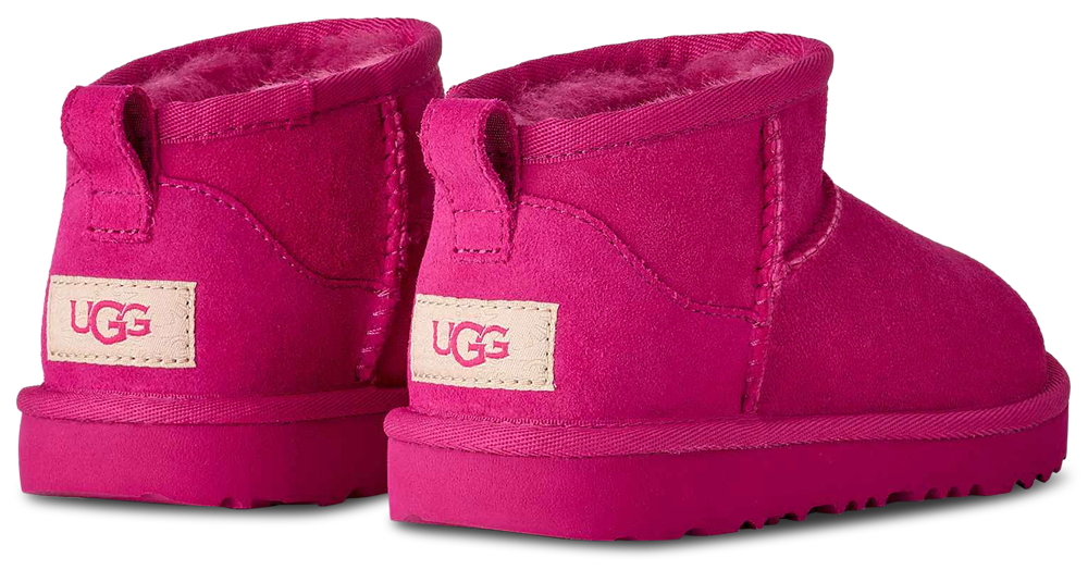 UGG Classic Ultra Mini - Girls' Preschool — Pink/Pink — view 3