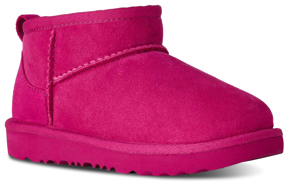 UGG Classic Ultra Mini - Girls' Preschool — Pink/Pink — view 6