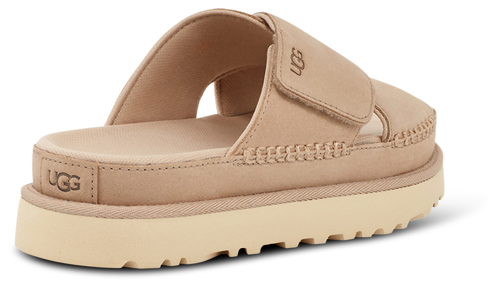 UGG Goldenstar Cross Slide - Women's — Driftwood — view 3
