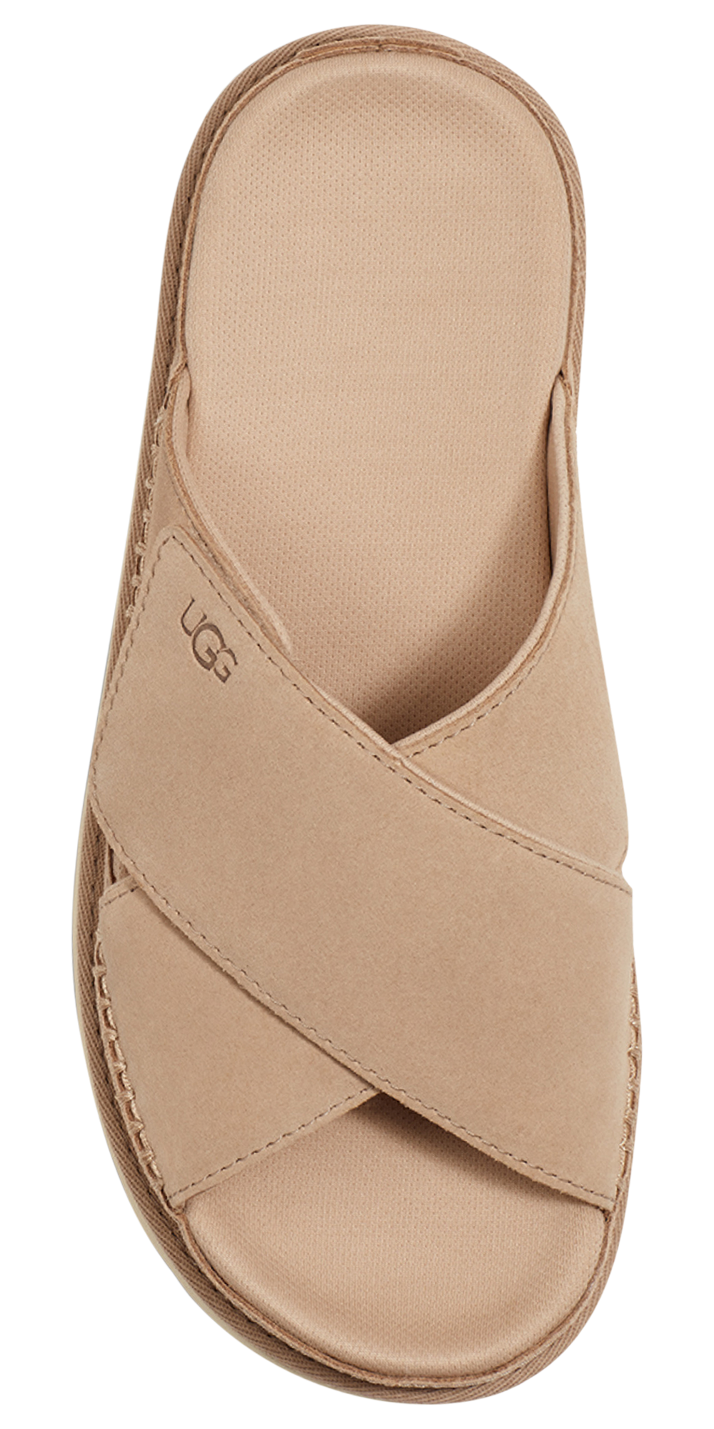 UGG Goldenstar Cross Slide - Women's — Driftwood — view 4