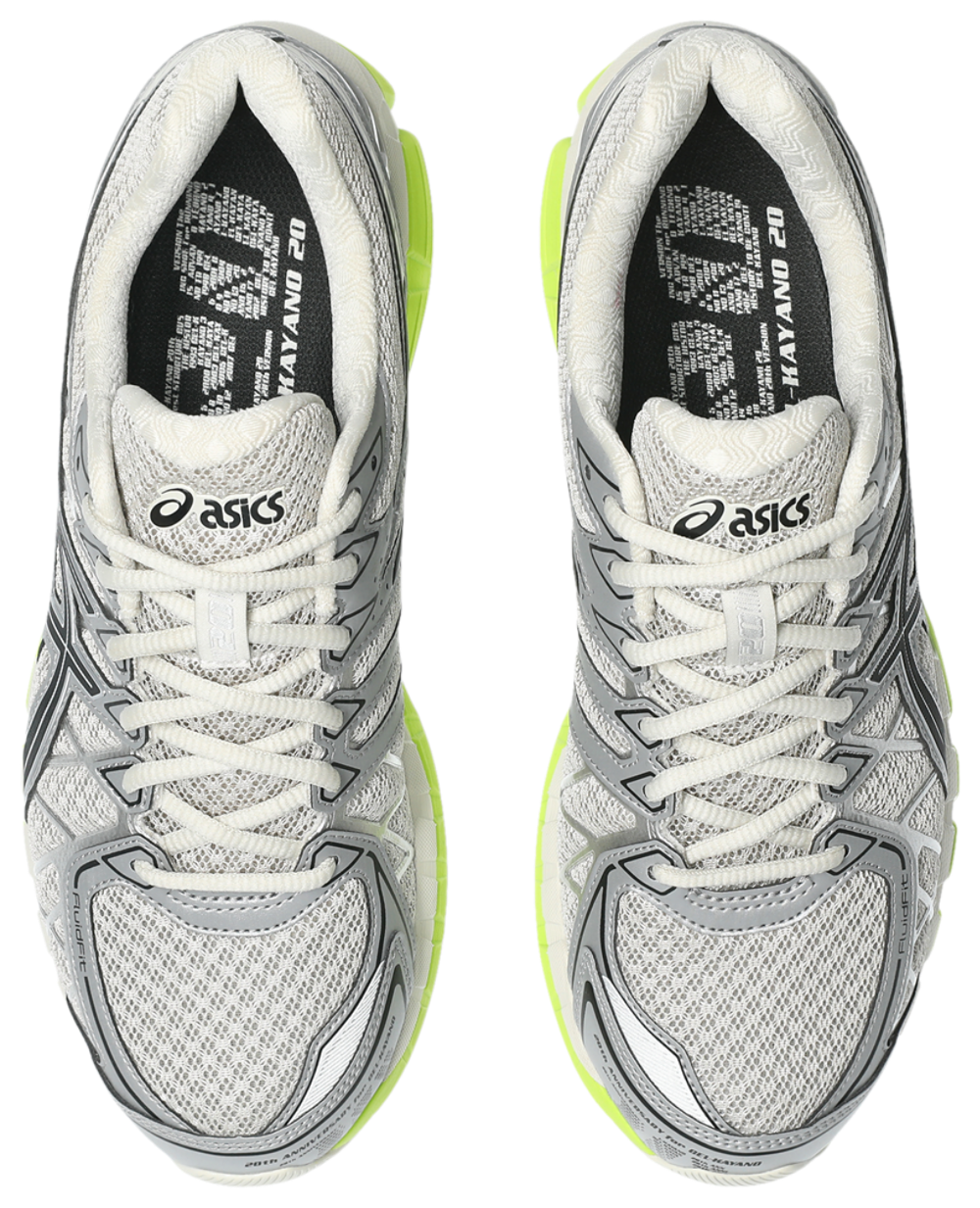 ASICS® GEL-Kayano 20 - Men's — Black/Lime/Smoke Gray — view 4