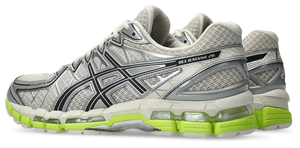 ASICS® GEL-Kayano 20 - Men's — Black/Lime/Smoke Gray — view 7