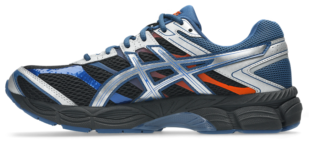 ASICS® GEL-Cumulus 16 - Men's — Illusion Blue/Black/Orange — view 2