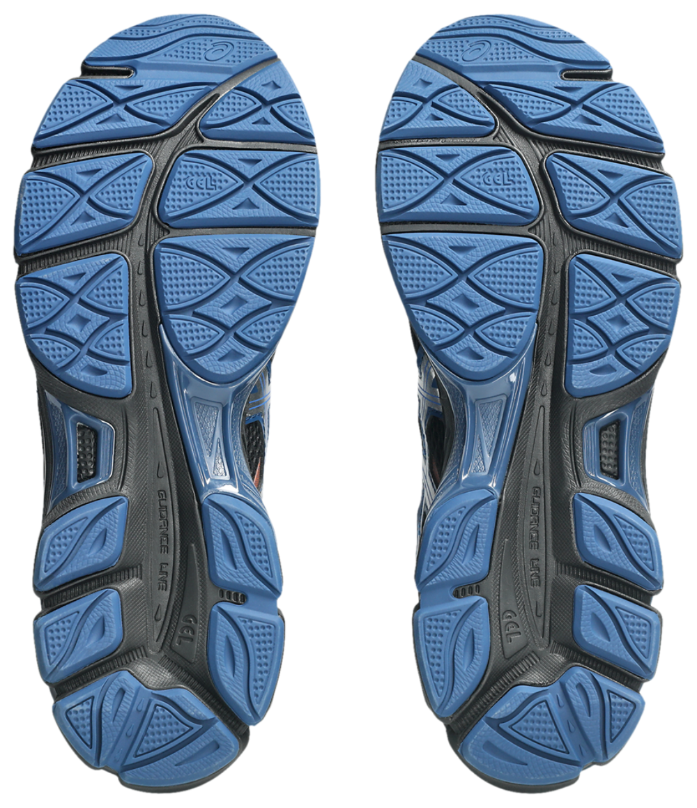 ASICS® GEL-Cumulus 16 - Men's — Illusion Blue/Black/Orange — view 5