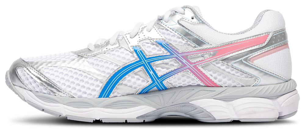 ASICS® GEL-Cumulus 16 - Men's — Pure Silver/White/Blue — view 2