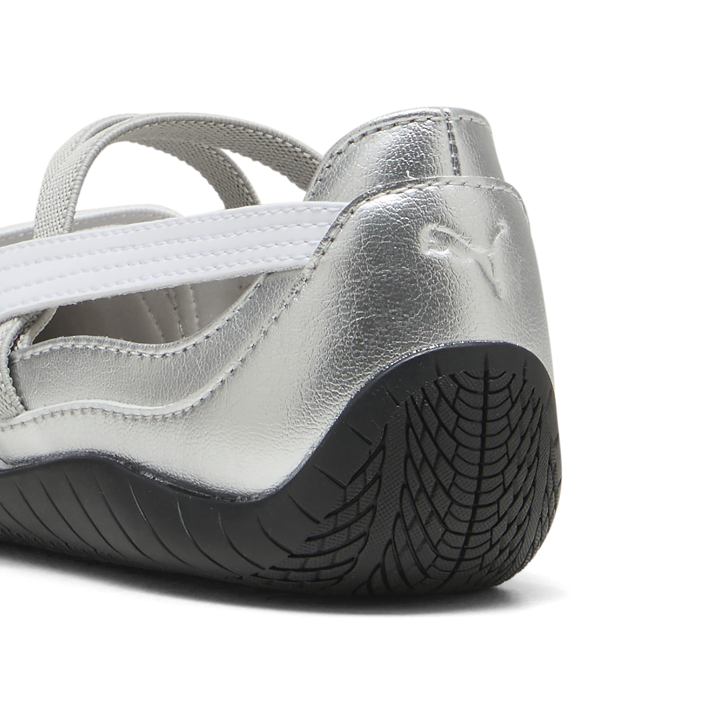 PUMA Speedcat Ballet Metallic - Women's — Silver Metallic/White — view 3