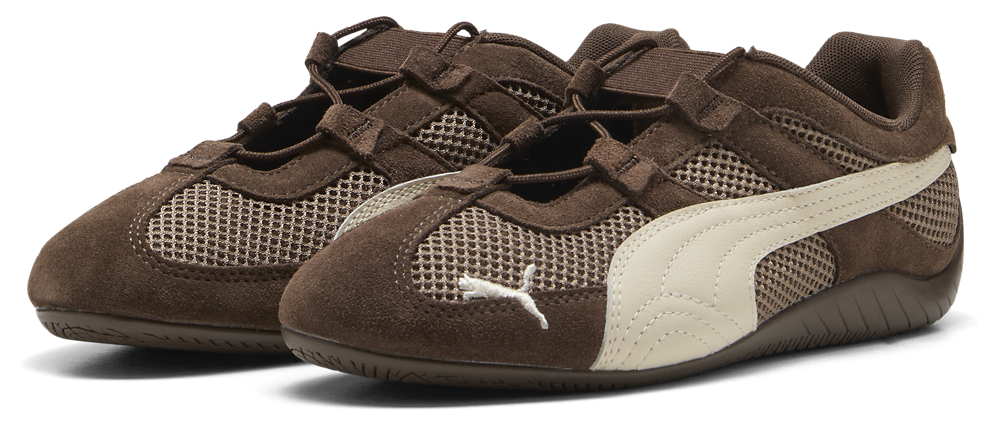 PUMA Speedcat Go - Women's — Chocolate Brown/Alpine Snow — view 6