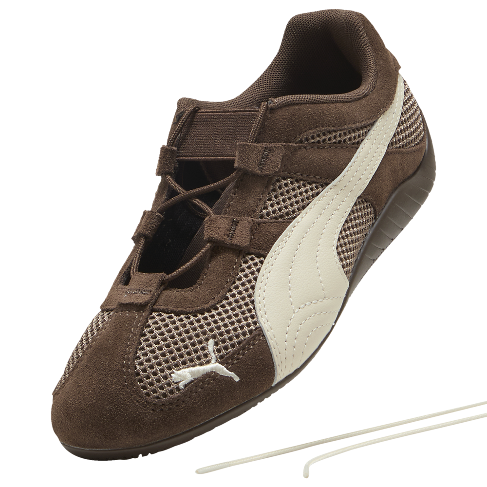 PUMA Speedcat Go - Women's — Chocolate Brown/Alpine Snow — view 7
