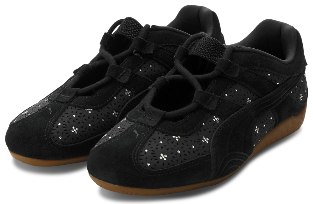 PUMA Speedcat Go - Women's — Black/Silver/Gum — view 7