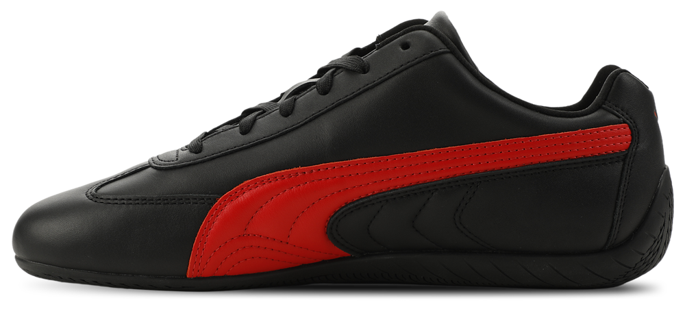 PUMA Speedcat Full Leather - Men's — Black/Red — view 2