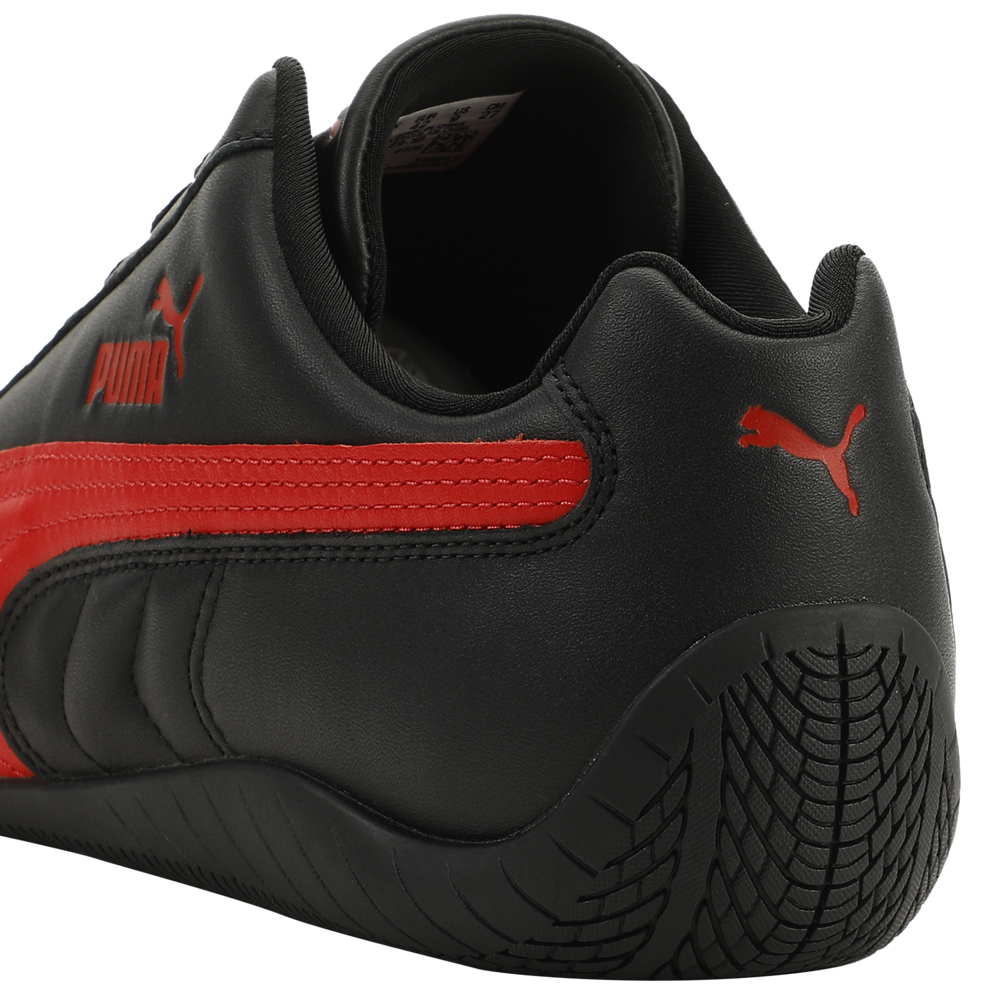 PUMA Speedcat Full Leather - Men's — Black/Red — view 3