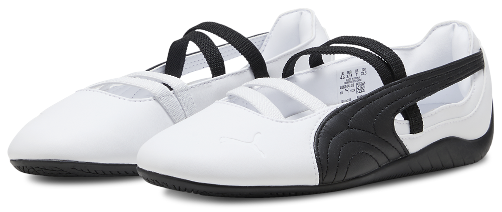 PUMA Speedcat Ballet Leather - Women's — Puma White/Puma Black — view 6