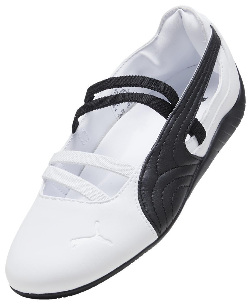 PUMA Speedcat Ballet Leather - Women's — Puma White/Puma Black — view 7
