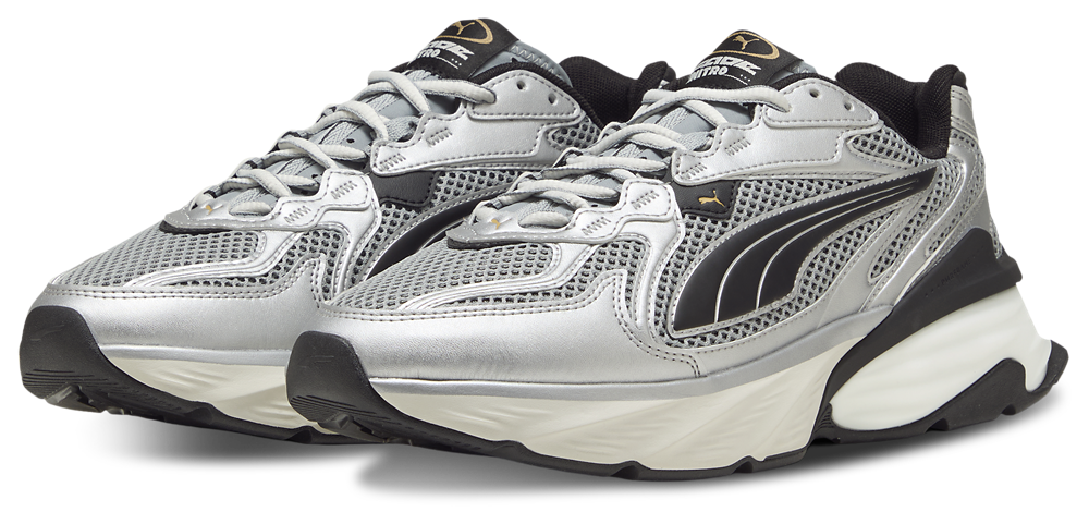 PUMA Fade Nitro Ls - Men's — Cool Mid Gray/Puma Silver/Puma Black — view 6