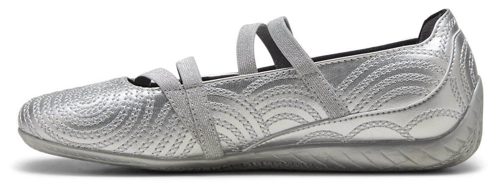PUMA x Wicked Speedcat Ballet Silver Slippers - Women's — Silver/Cool Mid Grey/Flat Dark Grey — view 2