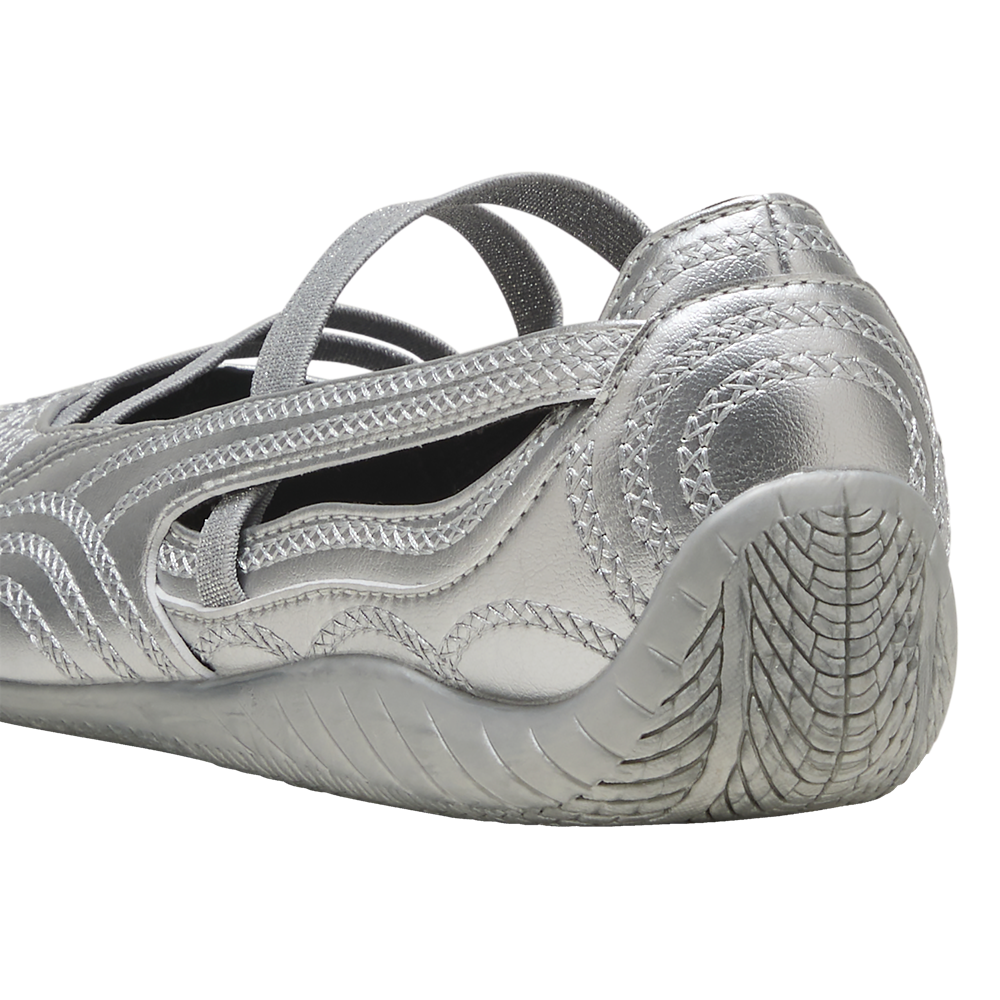 PUMA x Wicked Speedcat Ballet Silver Slippers - Women's — Silver/Cool Mid Grey/Flat Dark Grey — view 3