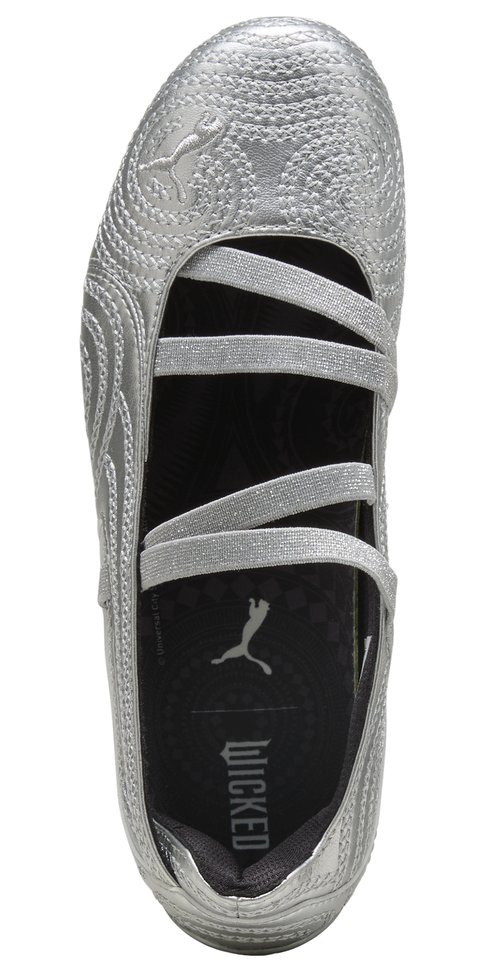 PUMA x Wicked Speedcat Ballet Silver Slippers - Women's — Silver/Cool Mid Grey/Flat Dark Grey — view 4