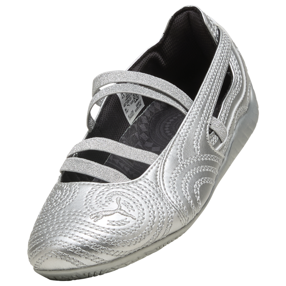 PUMA x Wicked Speedcat Ballet Silver Slippers - Women's — Silver/Cool Mid Grey/Flat Dark Grey — view 7