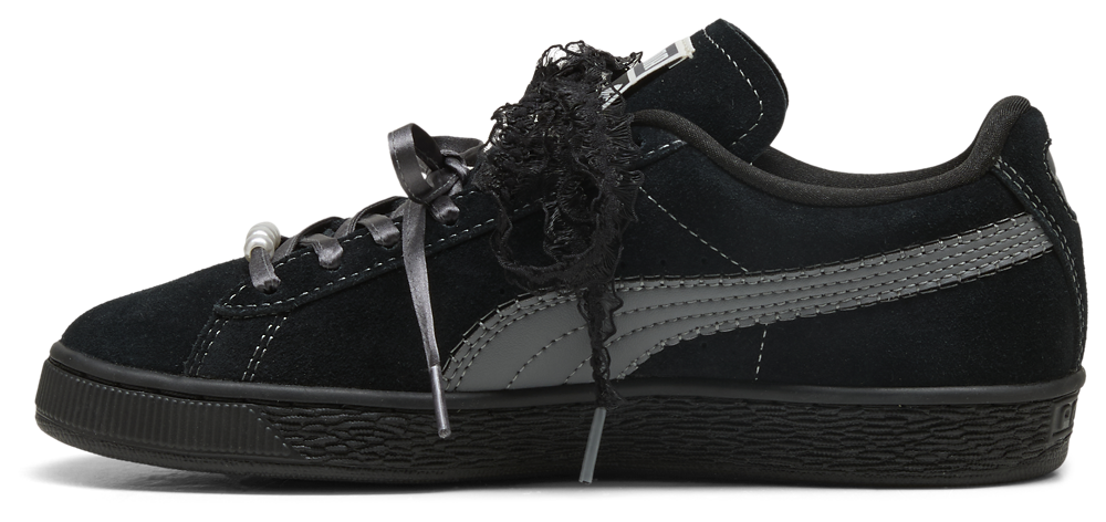 PUMA Suede Bloom - Women's — Black/Gray — view 2
