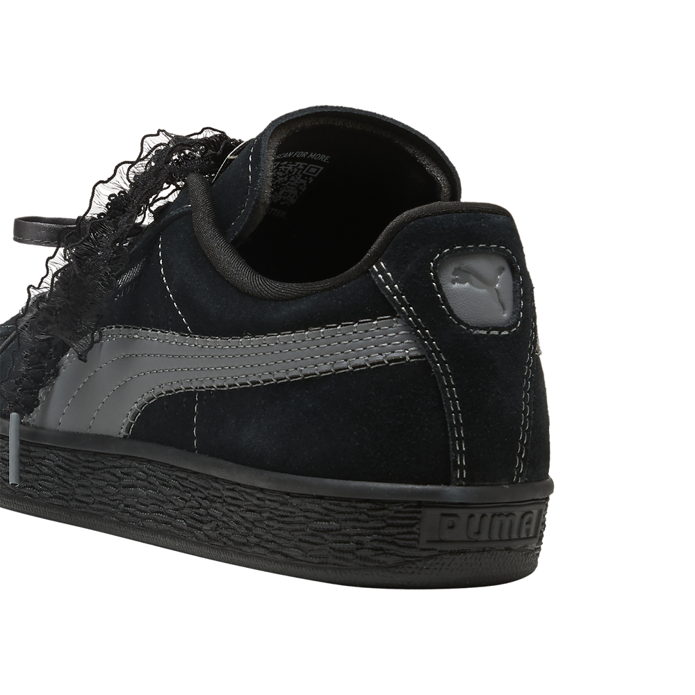 PUMA Suede Bloom - Women's — Black/Gray — view 3