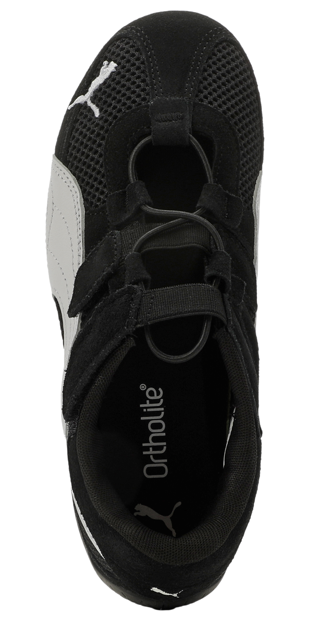 PUMA Speedcat Go - Girls' Grade School — White/Black — view 4