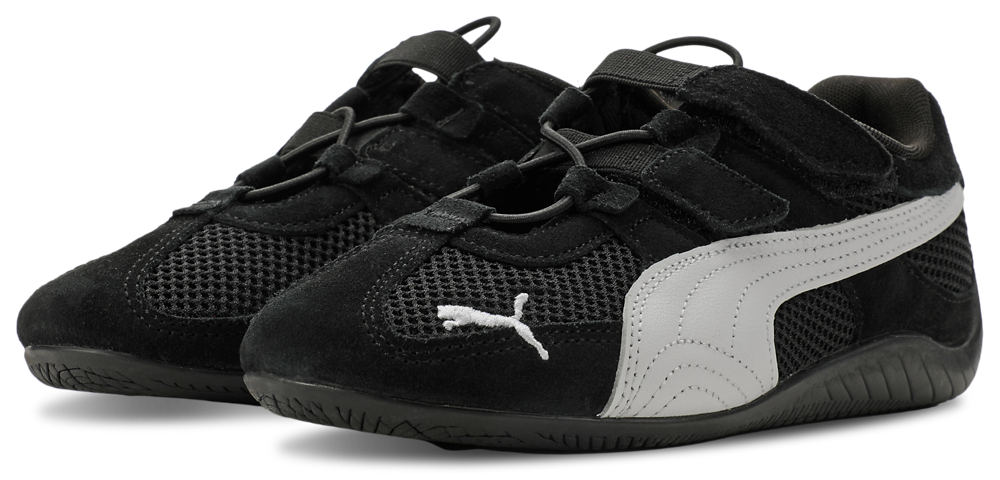 PUMA Speedcat Go - Girls' Grade School — White/Black — view 7
