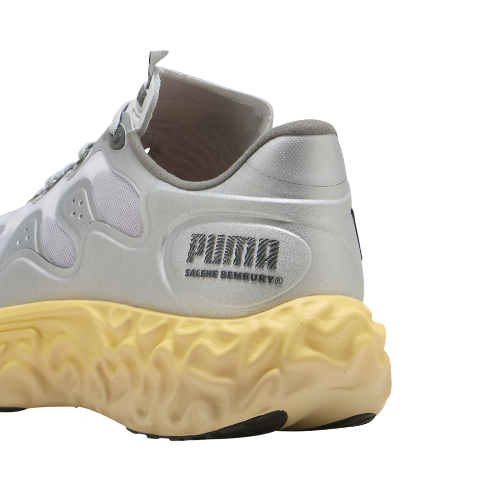 PUMA Velum 2 SB Nitro Salehe - Men's — Grey/Yellow — view 3