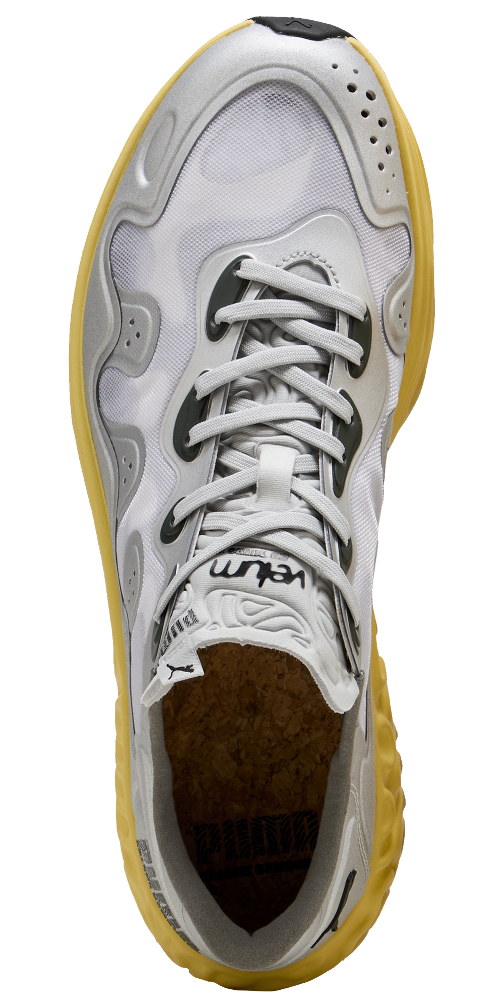PUMA Velum 2 SB Nitro Salehe - Men's — Grey/Yellow — view 4