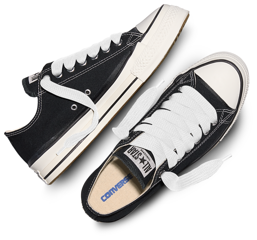 Converse CTAS Low Throwback - Men's — Black/White — view 3