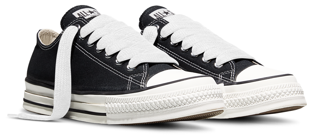 Converse CTAS Low Throwback - Men's — Black/White — view 5