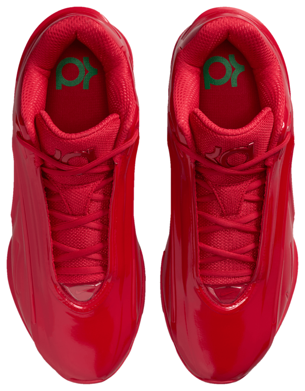 Nike KD 19 - Men's — University Red/University Gold /Stadium Green — view 4