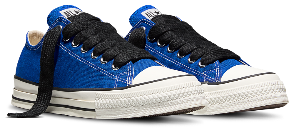 Converse CTAS Low Throwback - Men's — Red/Blue/Vintage White — view 6
