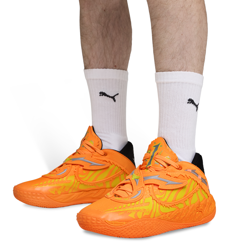 PUMA MB.05 - Men's — Silver/Green/Orange — view 8