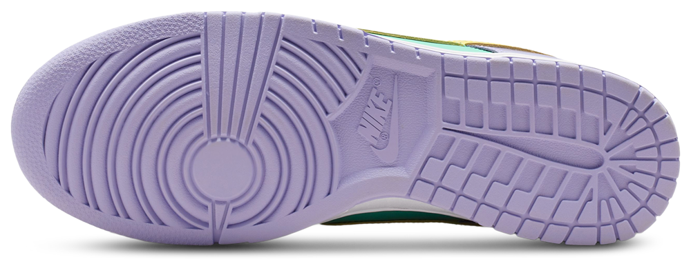 Nike Dunk Low Retro - Men's — Emerald Rise/Yellow Pulse/Hydrangeas — view 5