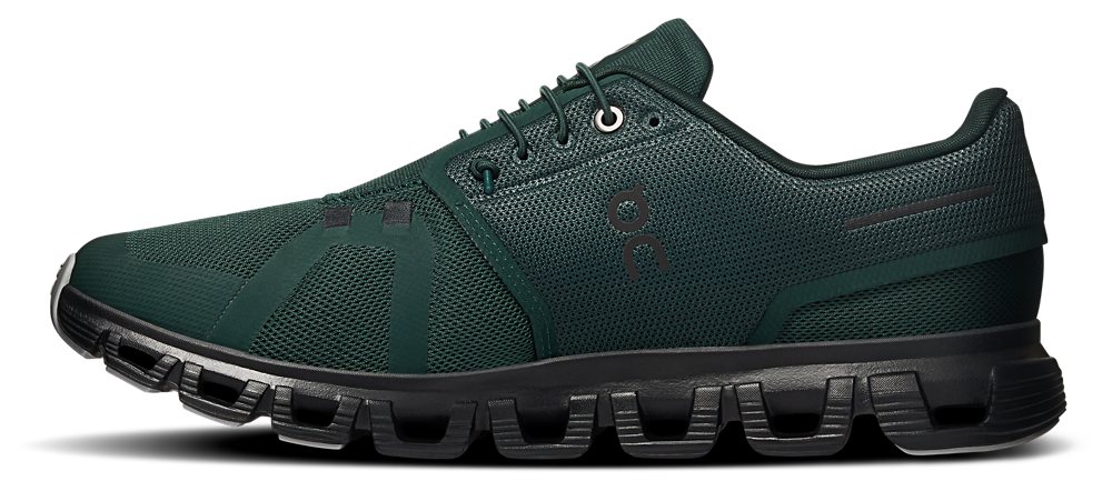 On Cloud 6 - Men's — Green/Black — view 2