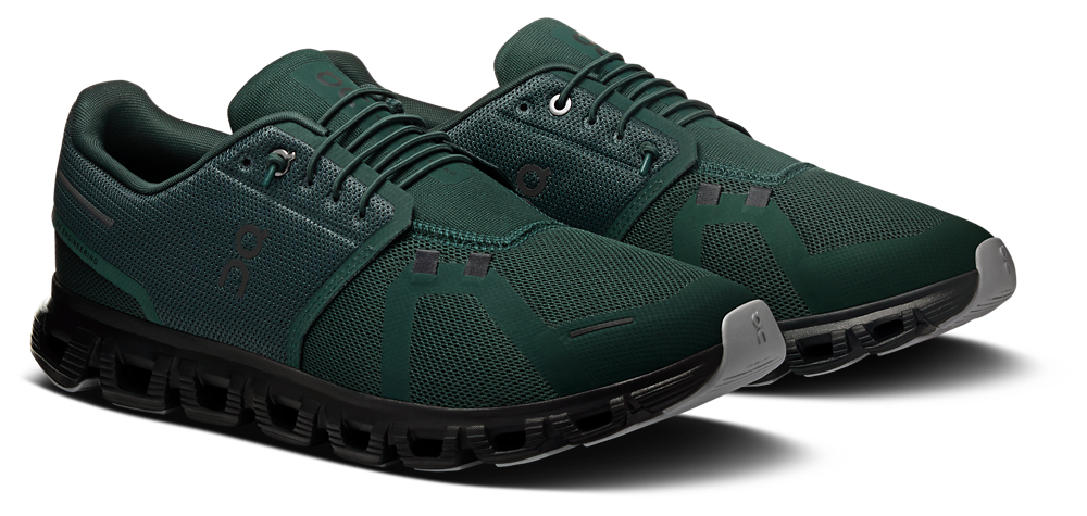 On Cloud 6 - Men's — Green/Black — view 5