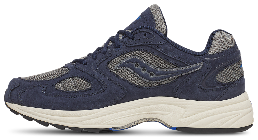 Saucony Grid Jazz 9 - Men's — Navy/Grey/Blue — view 2
