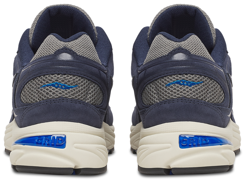 Saucony Grid Jazz 9 - Men's — Navy/Grey/Blue — view 3