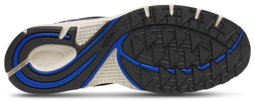 Saucony Grid Jazz 9 - Men's — Navy/Grey/Blue — view 5