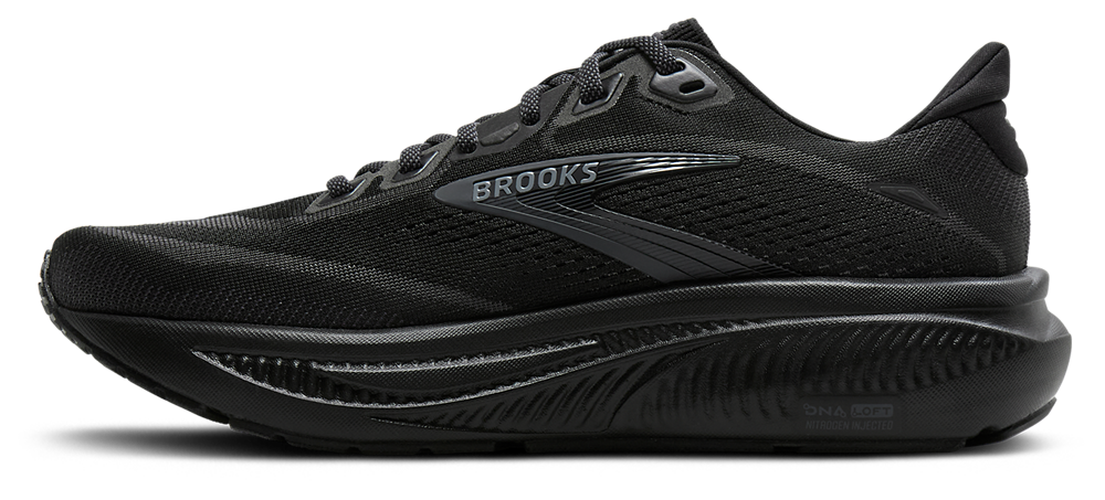 Brooks Ghost 18 - Men's — Black/Black/Black — view 2