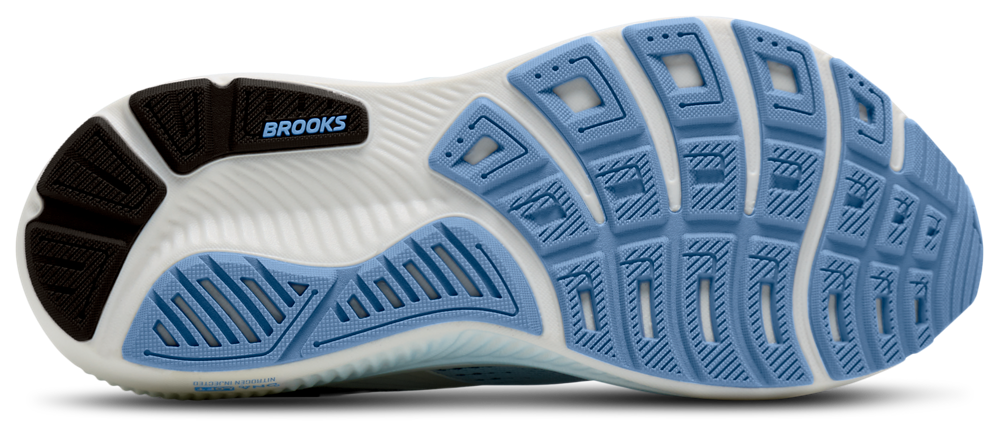 Brooks Ghost 18 - Men's — White/Black/Blue — view 5