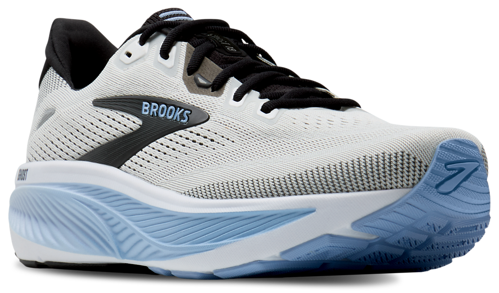 Brooks Ghost 18 - Men's — White/Black/Blue — view 6