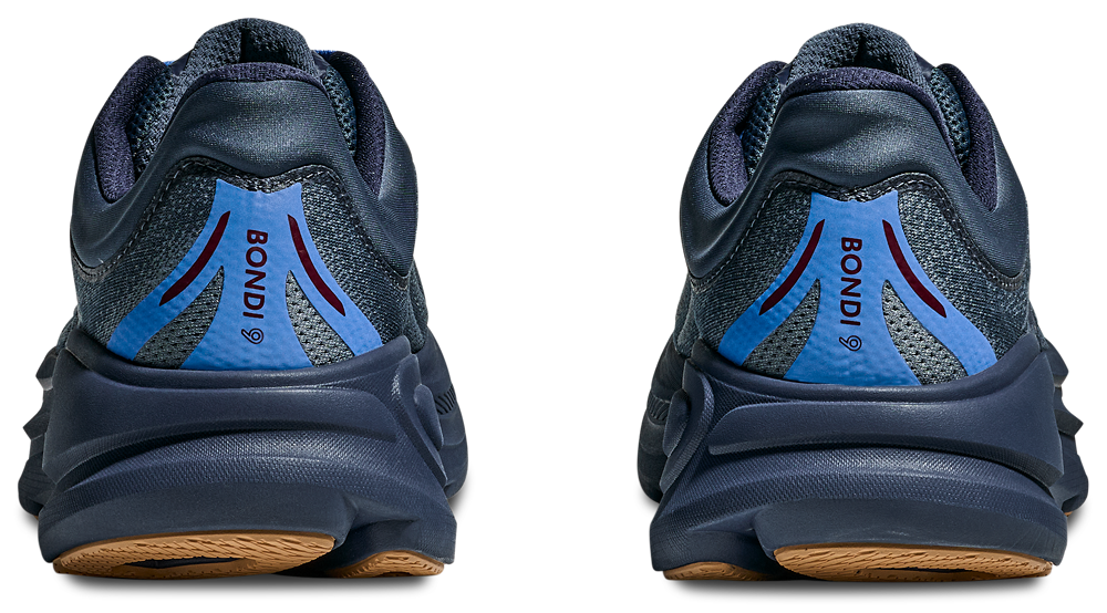 HOKA Bondi 9 - Men's — Slate Blue/Faded Navy — view 3