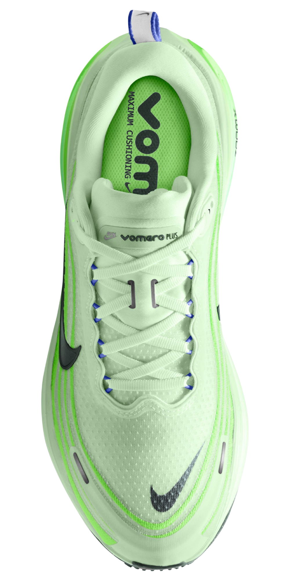 Nike Vomero Plus - Men's — Black Spruce/Volt Tint/Lime Blast — view 3