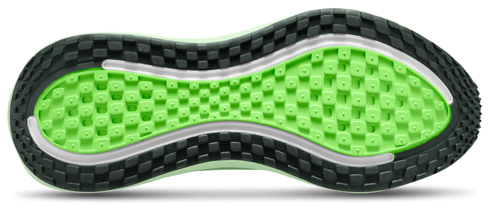Nike Vomero Plus - Men's — Black Spruce/Volt Tint/Lime Blast — view 4