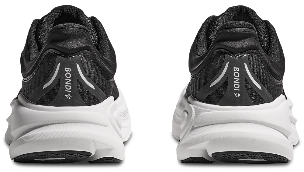 HOKA Bondi 9 - Men's — Black/White — view 3