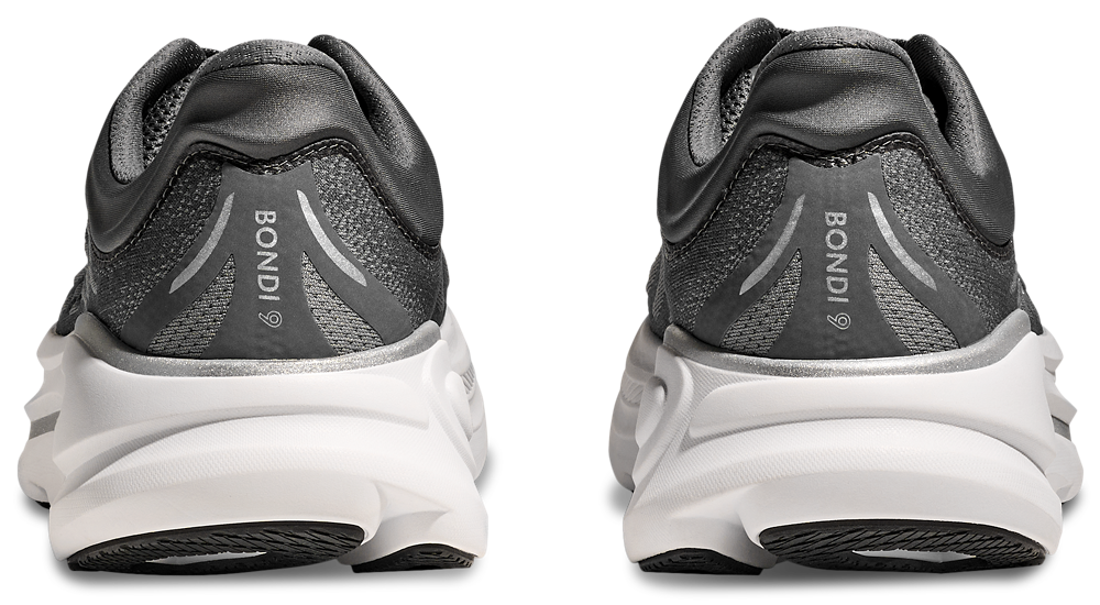 HOKA Bondi 9 - Men's — Silver/Grey — view 3